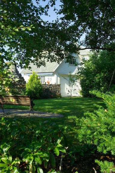 Del av hage Galleribilde