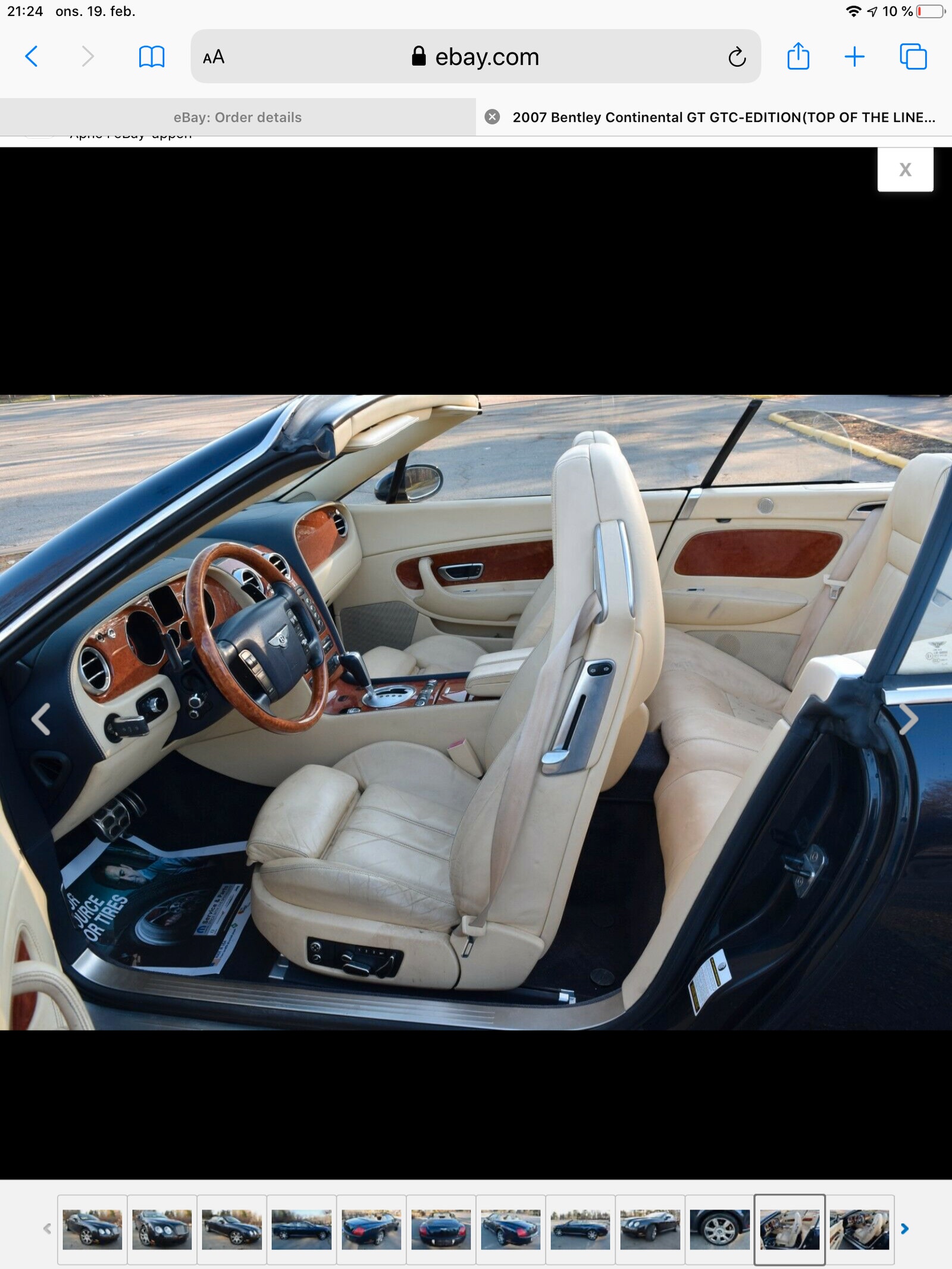 Brukt Bentley Continental Gtc 
