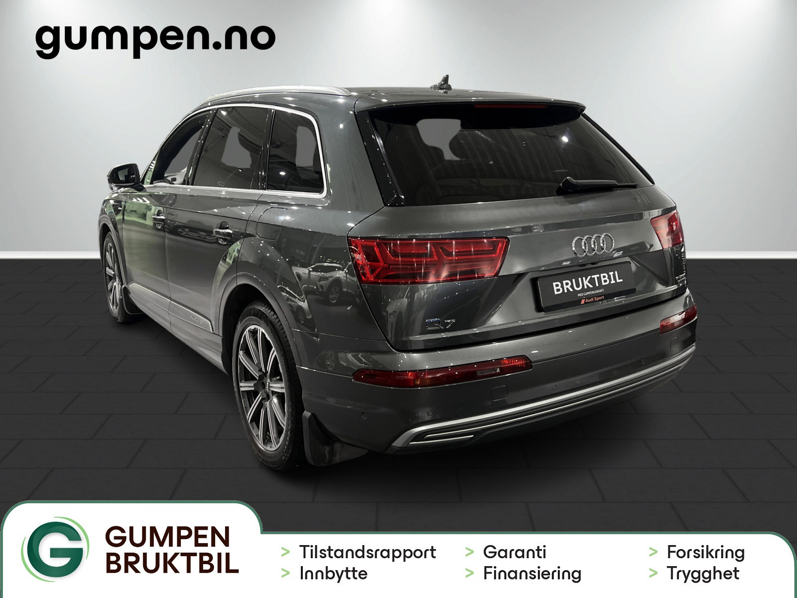 Audi Q7 e-tron quattro 373 hk 5-s Pano/Luft/Bose/Valcona/ 3
