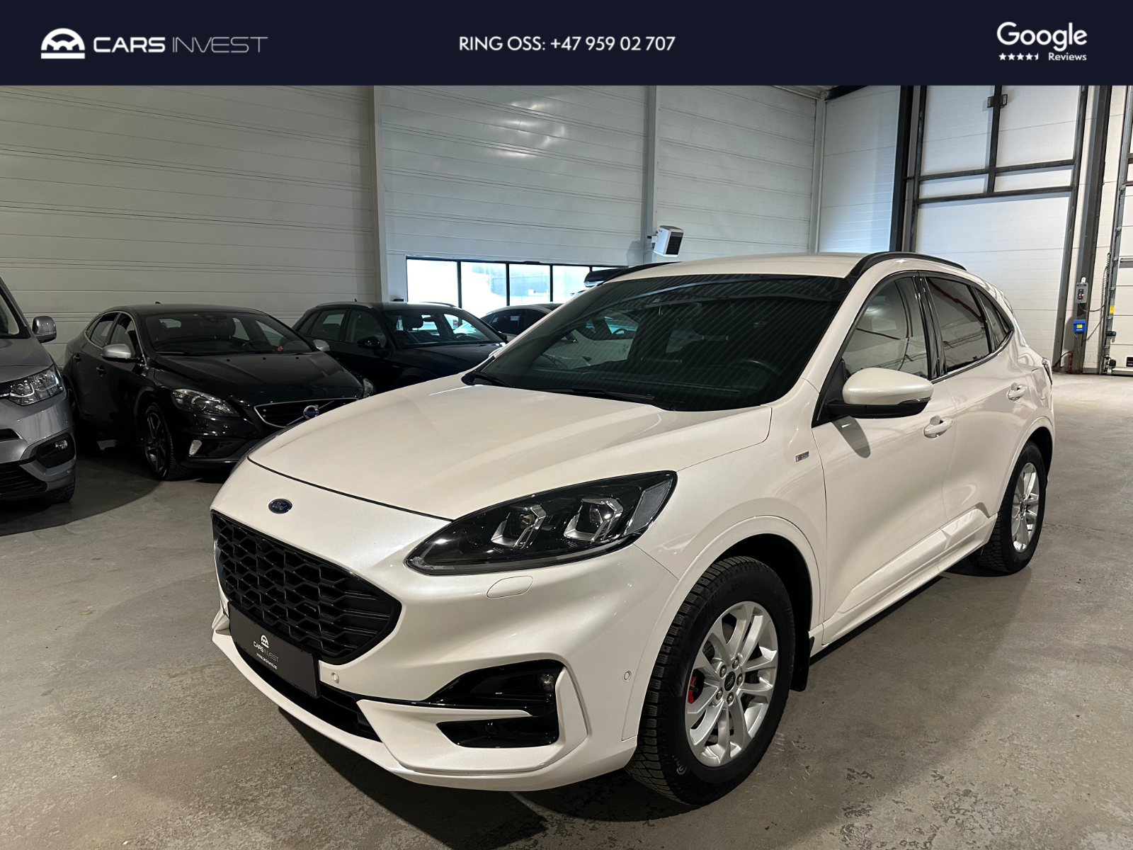 Ford Kuga 190hk 4x4 ST-Line Skinn|Krok|Acc|Webasto|Kamera|Ny Eu !