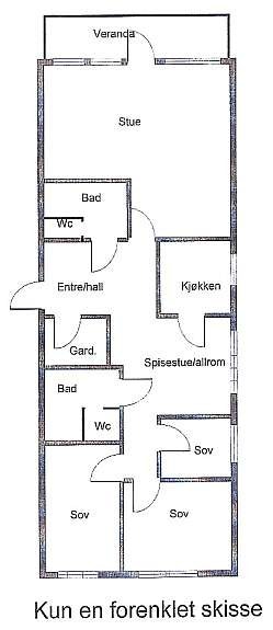 Plantegning Galleribilde