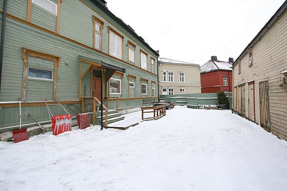 bakgård Galleribilde