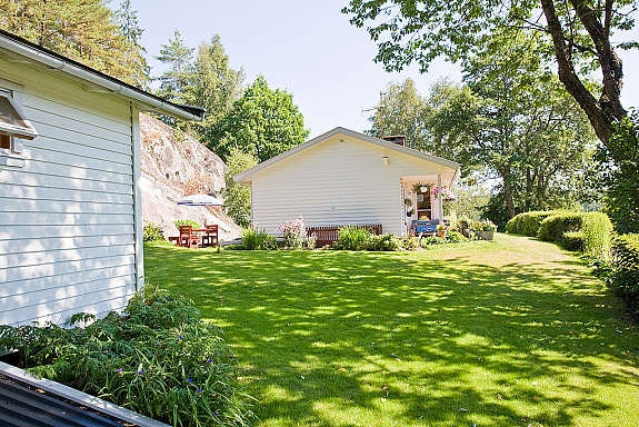 Sidan av huset Galleribilde