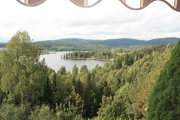 Utsikt over Bogstadvannet fra Balkong Galleribilde