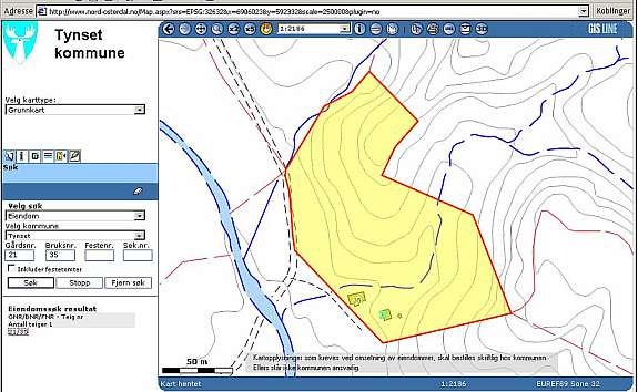 Kartskisse Galleribilde