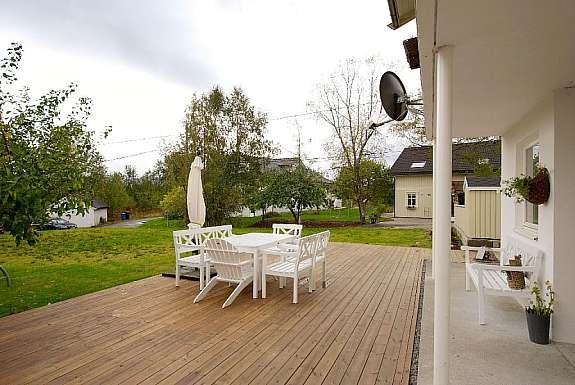 Uteplass på markterrassen Galleribilde