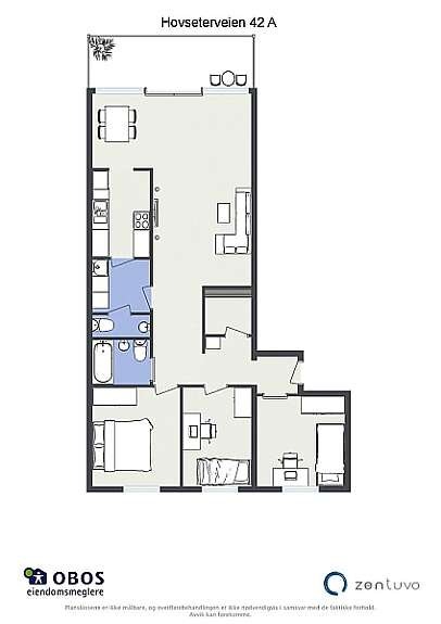Hovseterveien 42 A - Hovseterveien 42 A - 2D Letterhead Galleribilde