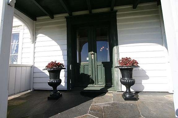 Terrasse med skiferdekke Galleribilde