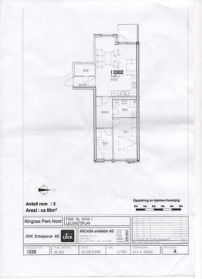 Plantegning Galleribilde