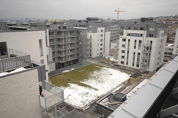 Utsikt fra takterassen Galleribilde