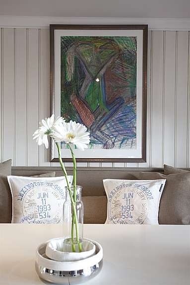 Gjennomført stil og sjarmerende detaljer i hele boligen. Galleribilde