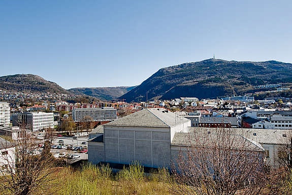 Utsikt mot Ulriken og Svartediket. Galleribilde