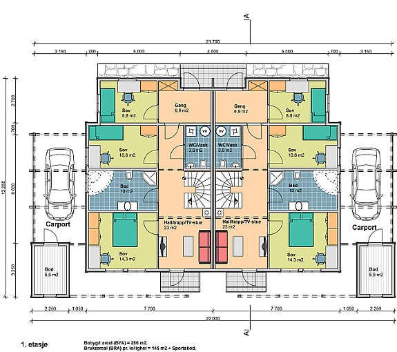 Planløsning 1 Galleribilde