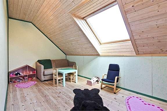 Innredet disp rom på loft Galleribilde