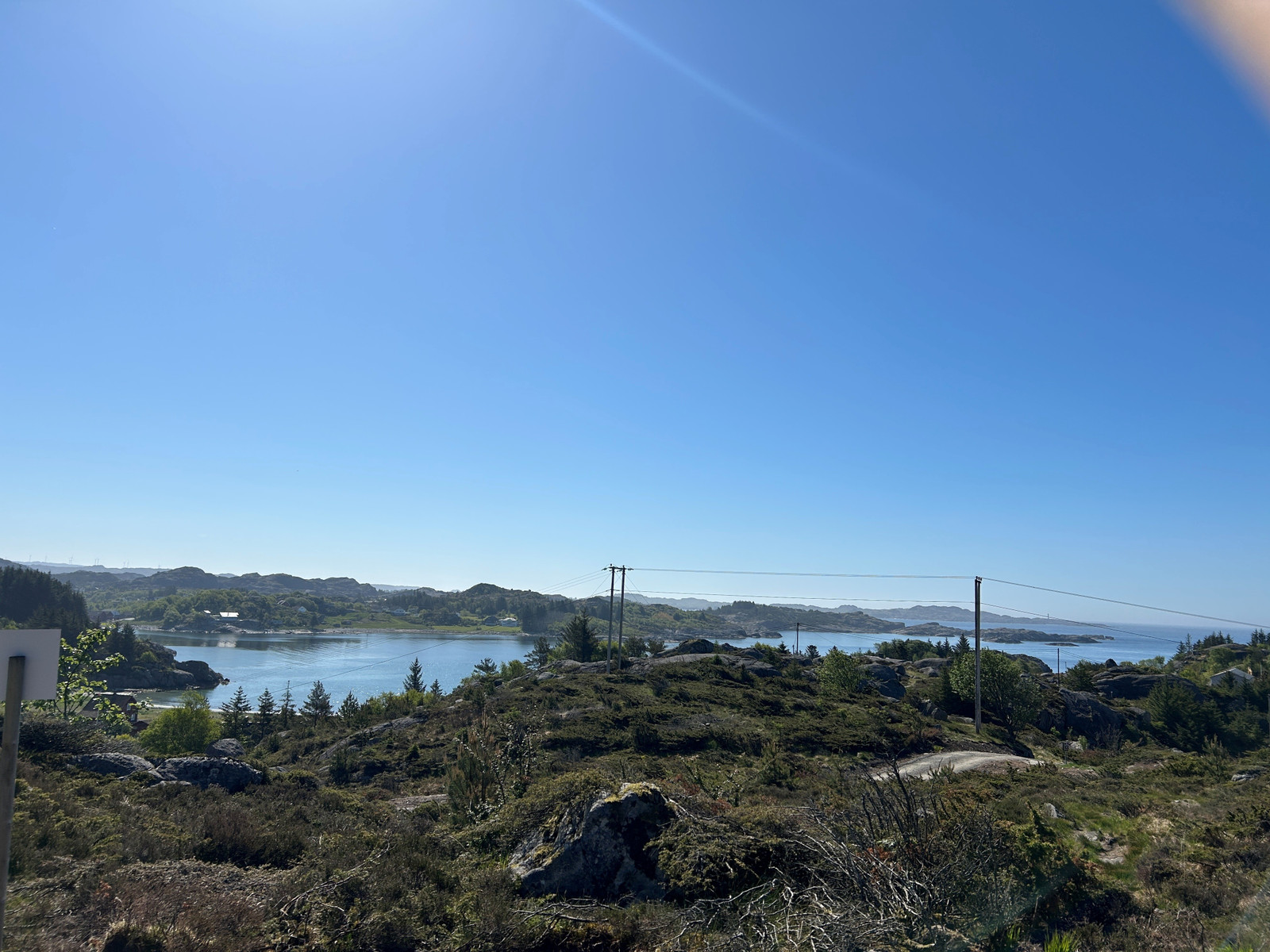 utsikt fra tomt 3