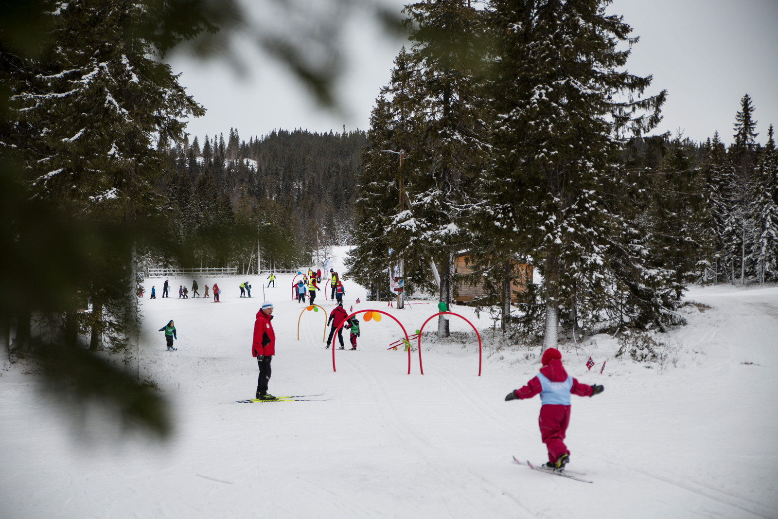 Ringkollen skileik er populært blant de minste