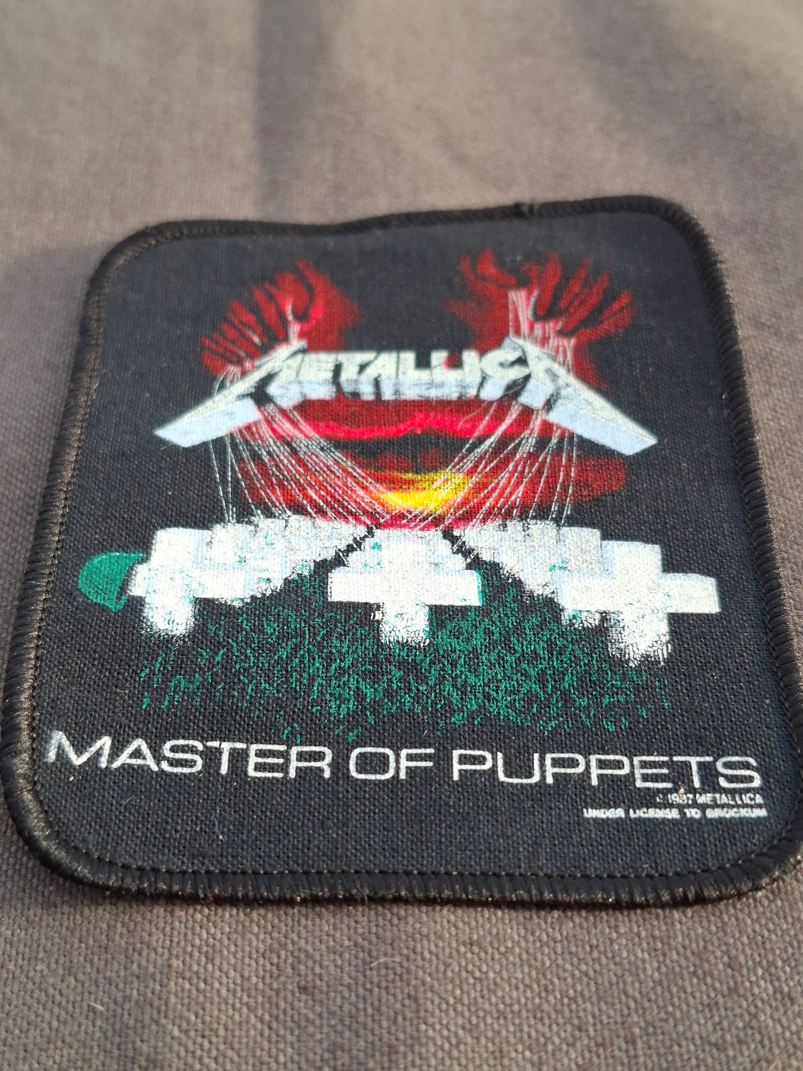 Metallica Master Of Puppets Back Patch