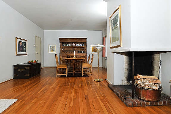 Spisestue med peis Galleribilde