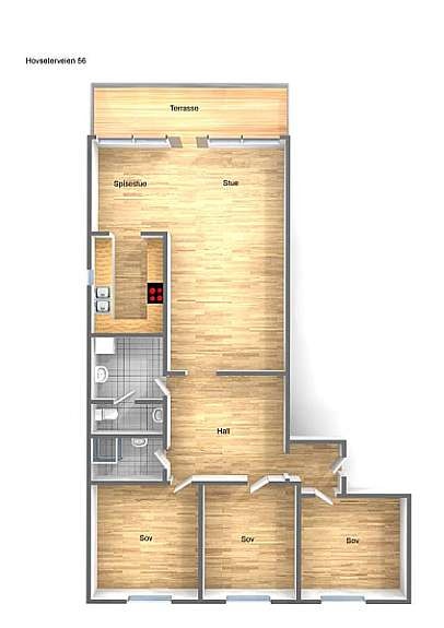 plantegning Galleribilde