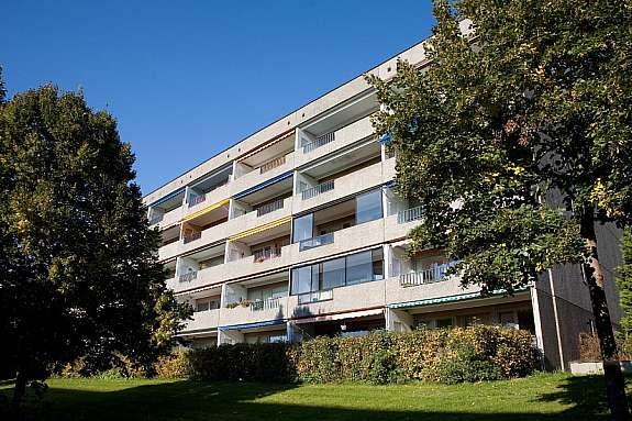 Solrik sydvendt retning på blokken Galleribilde