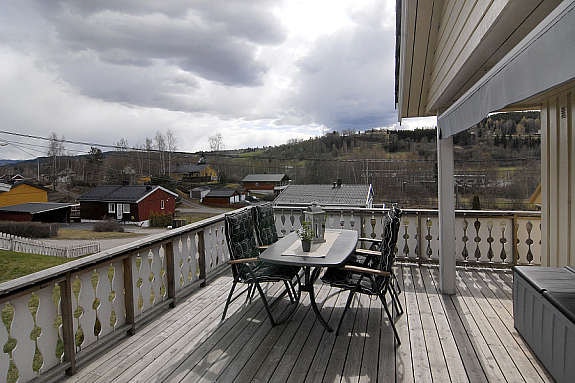 Terrasse med gode solforhold. Galleribilde