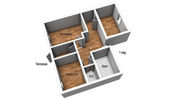 Plantegning Galleribilde