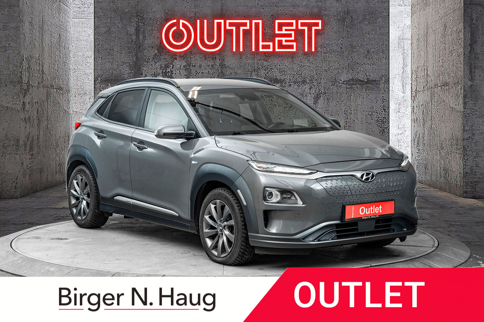 Hyundai Kona 64 kWt Teknikk OUTLET | EL-BIL MED GOD REKKEVIDDE!