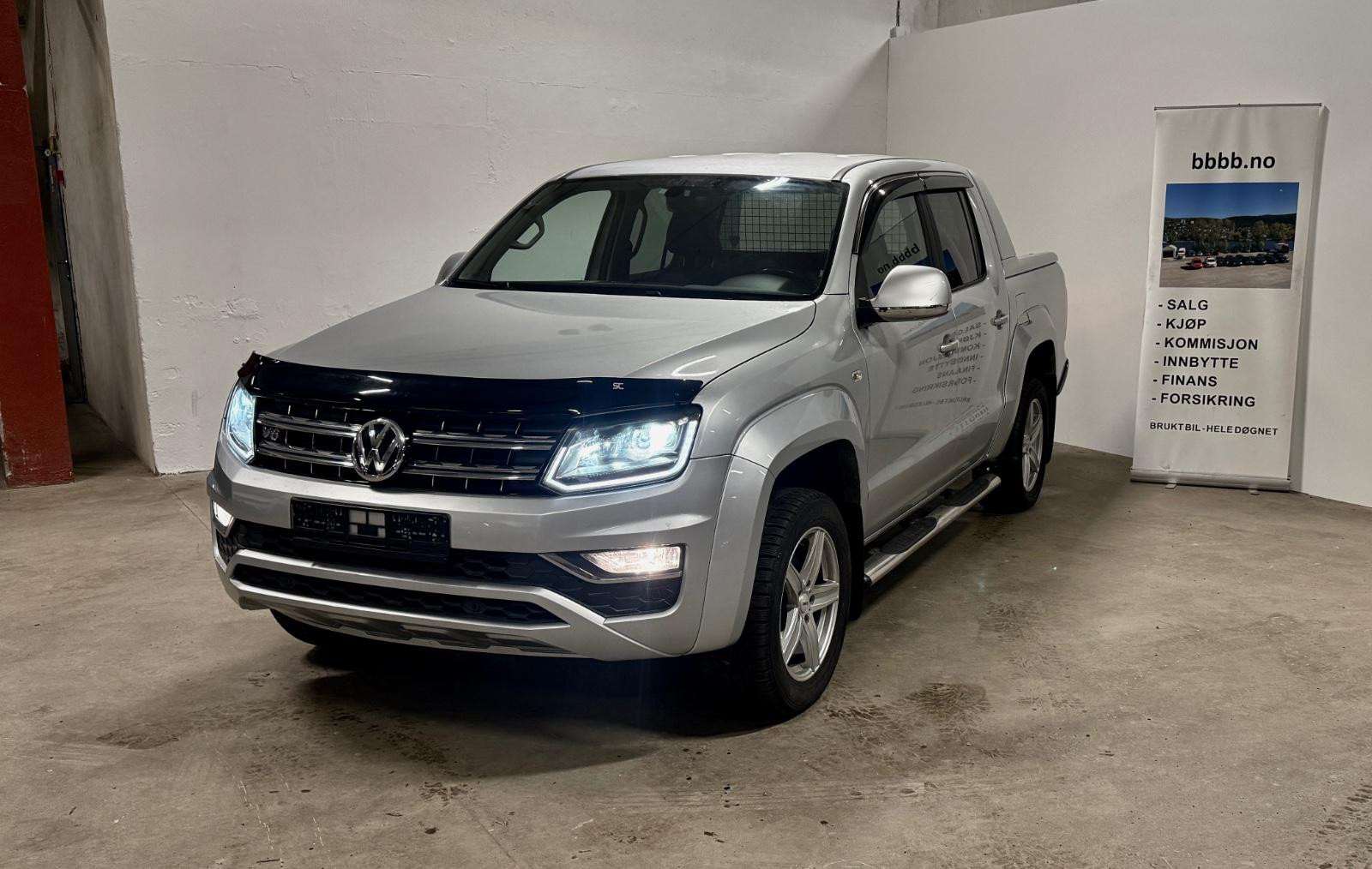 Volkswagen Amarok 3,0D.224HK.Aut.Skinn.Hist.EUmars27.Meget pen.Se her!
