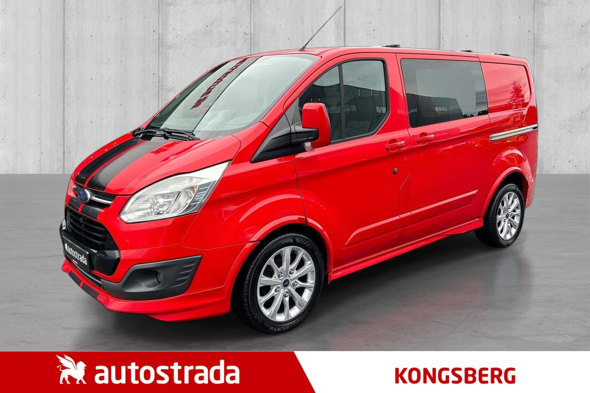 Ford Transit Custom CUSTOM 290S SPORT/170HK/H.FESTE/WEBASTO/3-SET/NAVI/DAB 2016, 159 500 km, kr 149 000,-