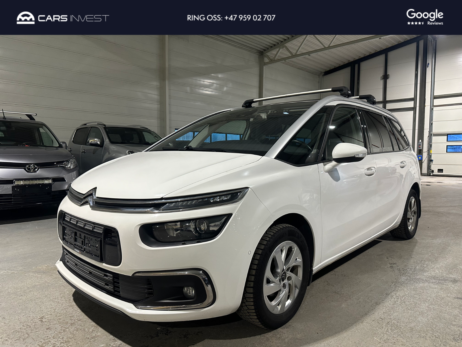 Citroen C4 7 Seter 131hk Skinn|Kamera|Krok|Navi|Massasje|Ny Eu !