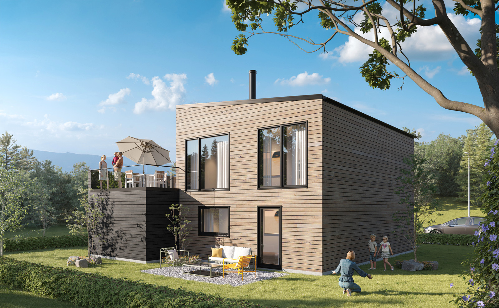 Boligmodellen "Støle" kommer i flere størrelser - alle med gode planløsninger og kvaliteter for et moderne og trivelig hjem.