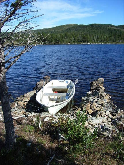Båt på Fjøsvatnet Galleribilde
