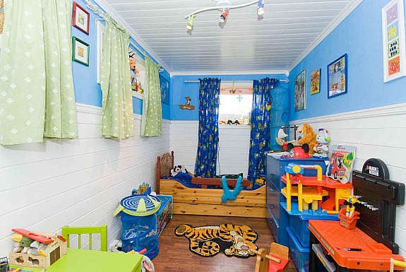 Innredet rom som benyttes som soverom Galleribilde