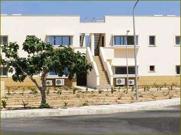 Bakside av bygg Galleribilde