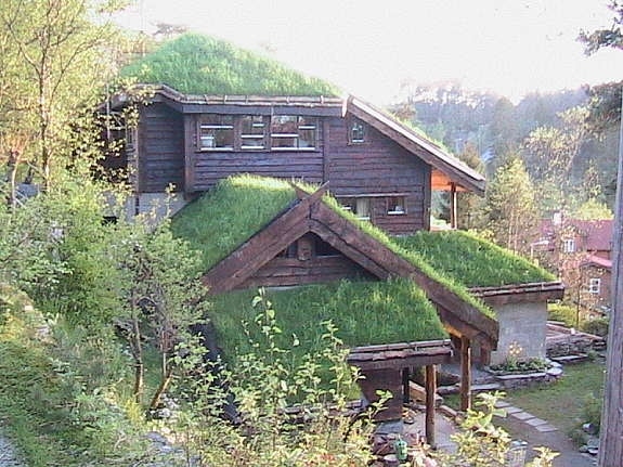 Huset harmoniserer fint med de naturskjønne omgivelsene. Galleribilde
