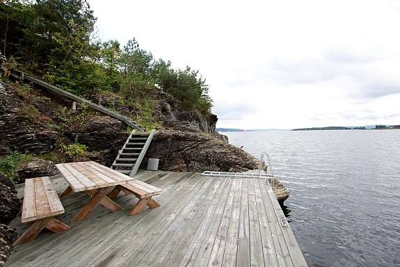 Privat brygge Galleribilde