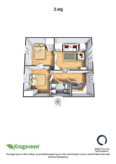 Plantegning, 2.etg Galleribilde