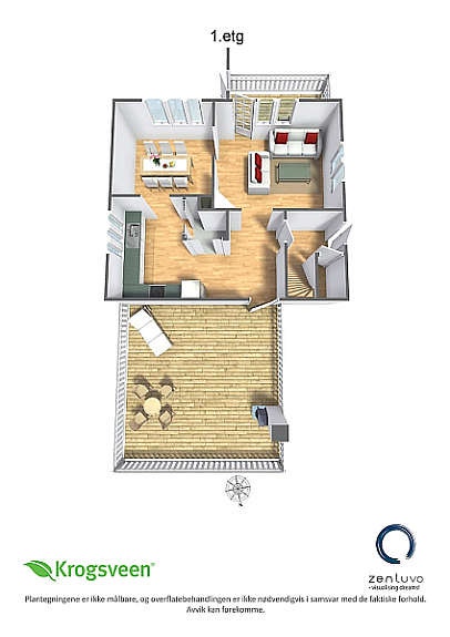 Plantegning, 1.etg Galleribilde