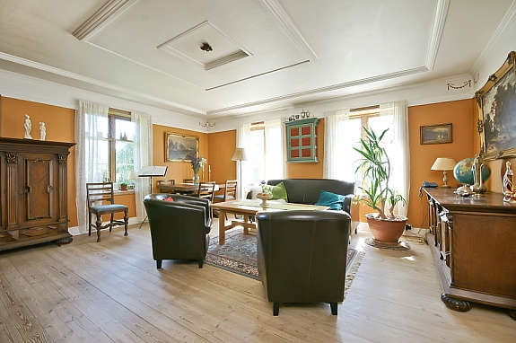 Lys pen stue, med god høyde under taket! Galleribilde