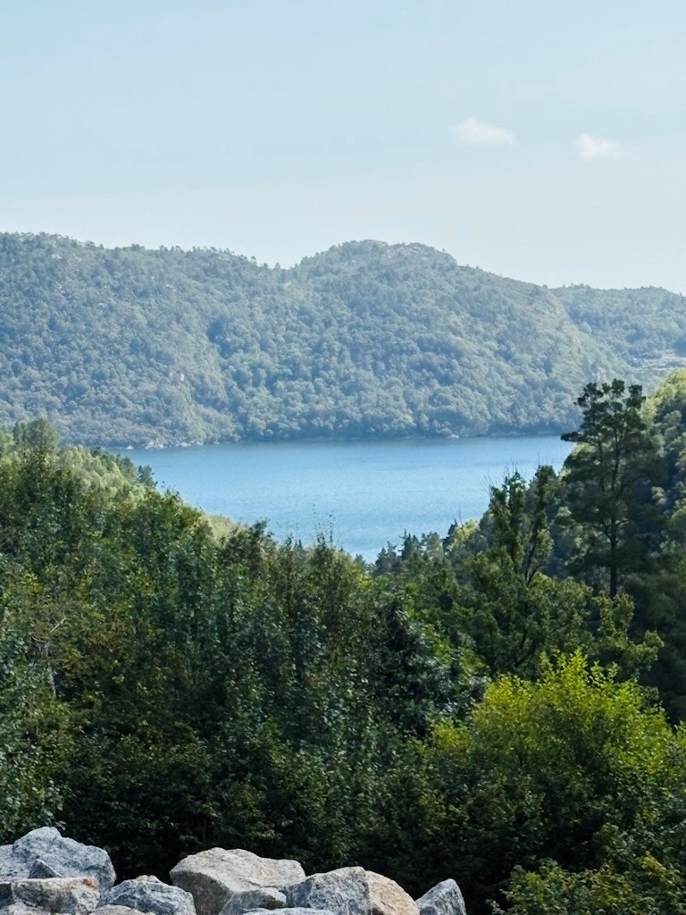 Utsikt fra den aktuelle hyttetomten