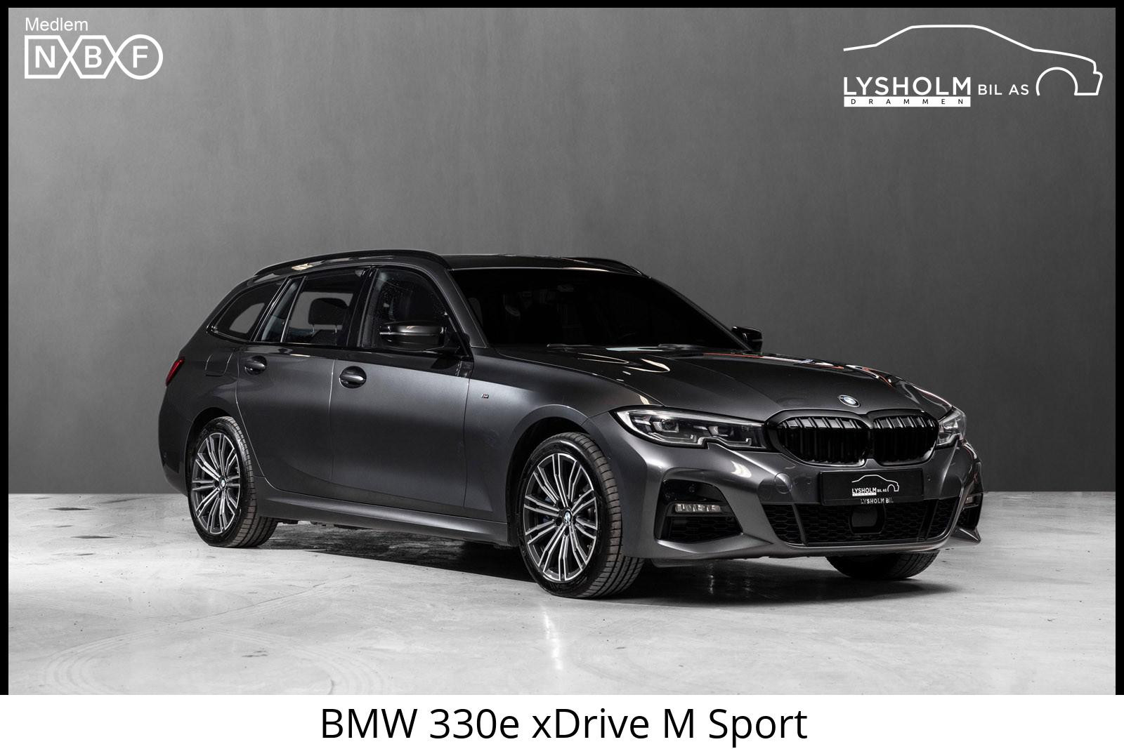 BMW 3-serie 330e xDrive M SPORT/Adaptive cruise/LED/Ryggekamera/+++