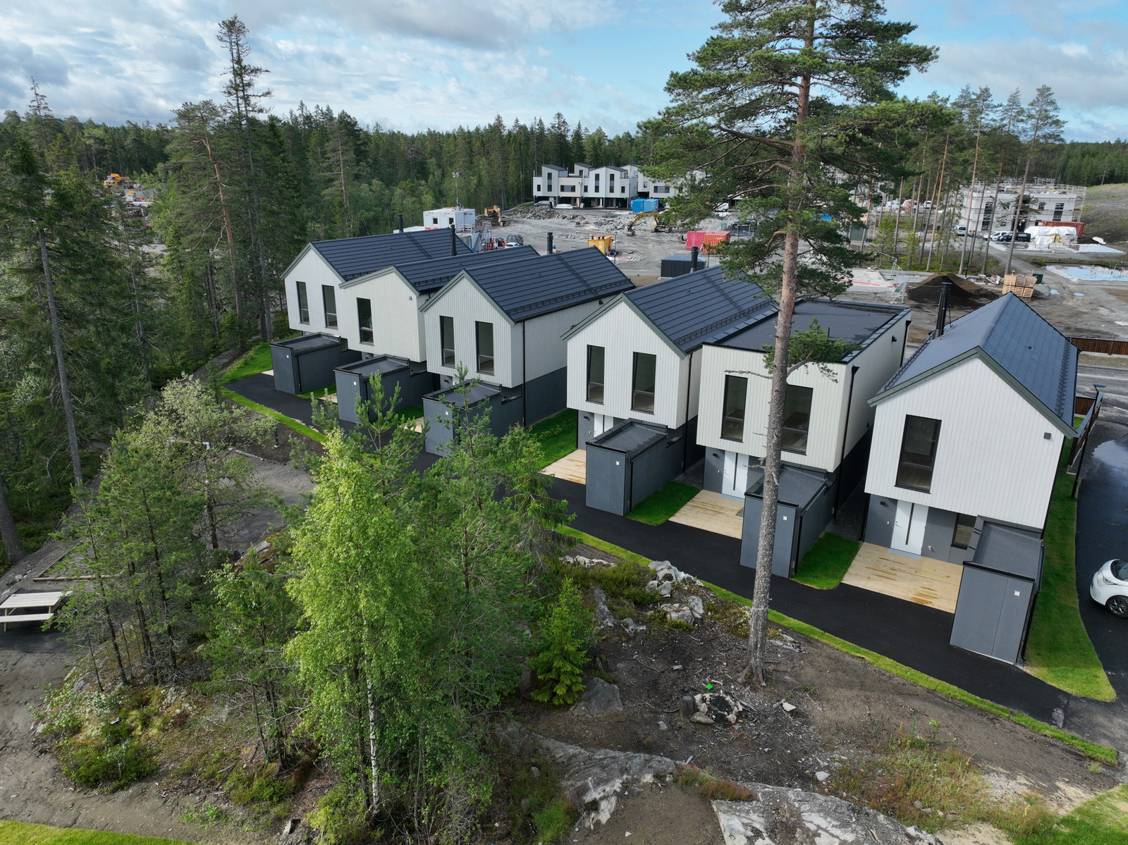 Dronebilde tatt juni 2025