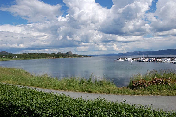 Usikt mot havna 2 Galleribilde