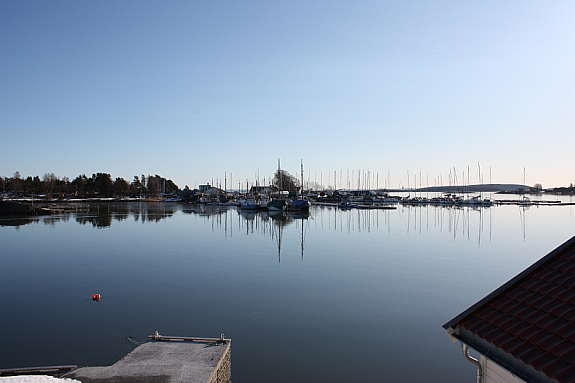 Utsikt fra balkong sidebolig Galleribilde
