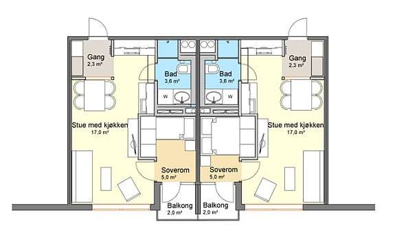 Leilighetstype 1 Galleribilde