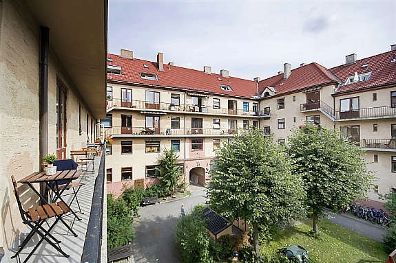 Stille og rolig bakgård som tar deg vekk fra det myldrende livet i Vogtsgate Galleribilde