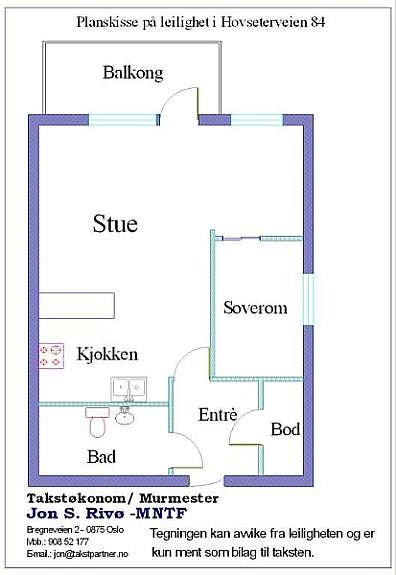 Plantegning Galleribilde