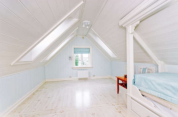 Innredet loft Galleribilde