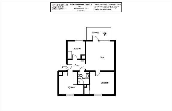 Plantegning Galleribilde