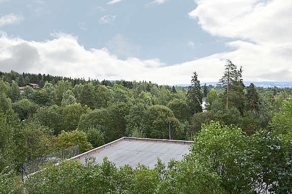 Utsyn fra balkong Galleribilde